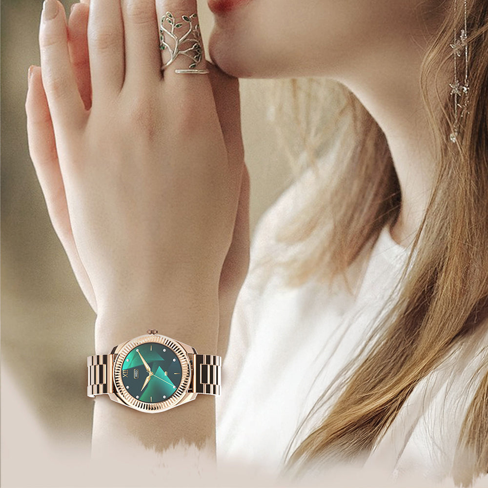 Lenyes LW-252 iOS ve Android Uyumlu Akıllı Saat Gold