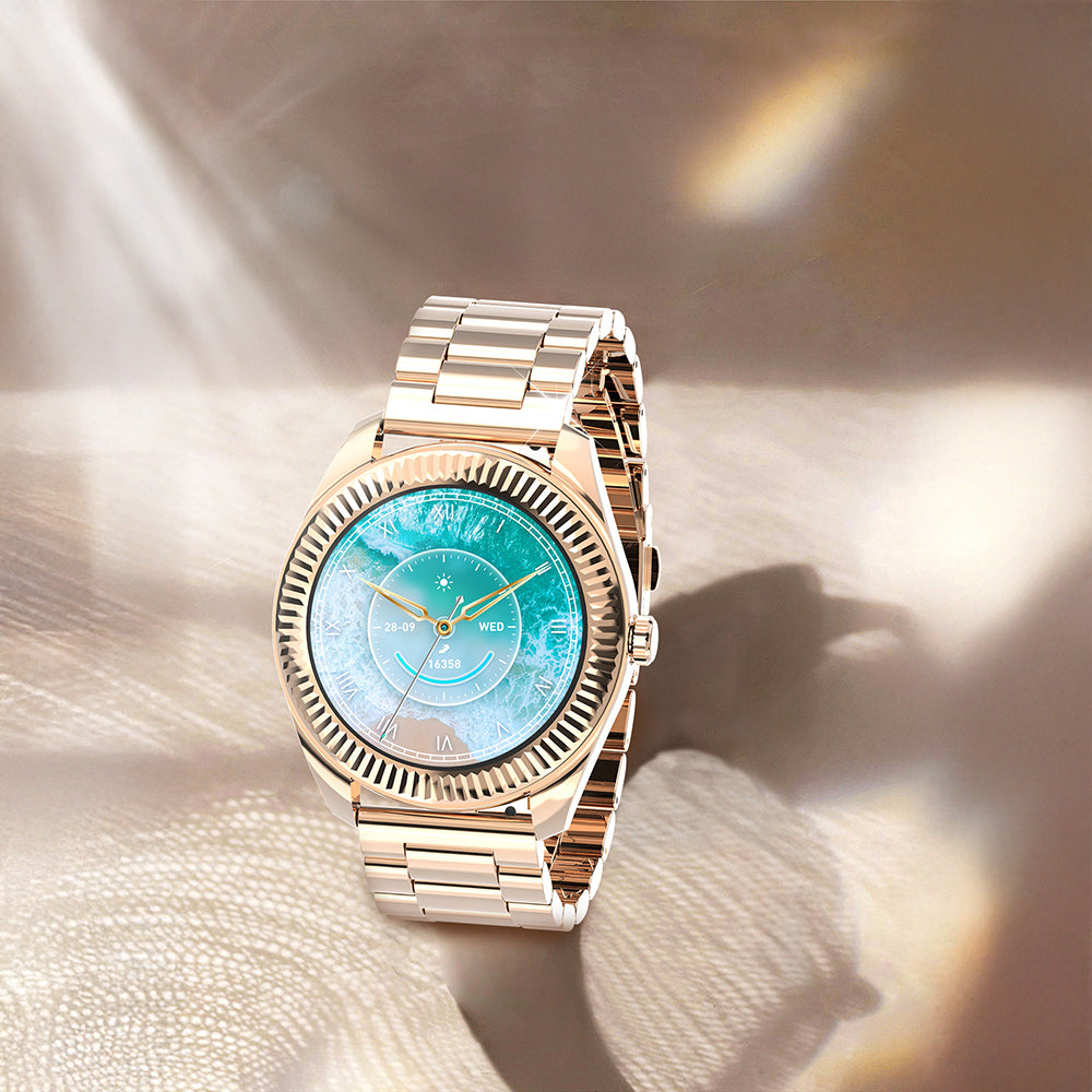 Lenyes LW-252 iOS ve Android Uyumlu Akıllı Saat Gold