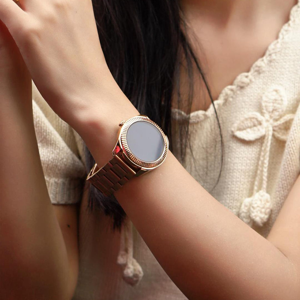 Lenyes LW-252 iOS ve Android Uyumlu Akıllı Saat Gold