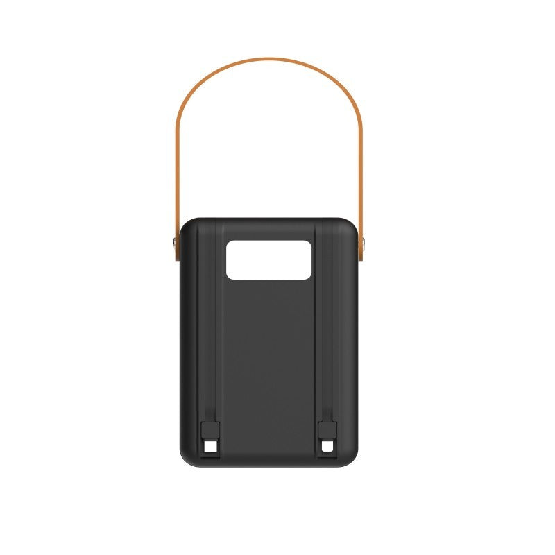 Lenyes PX892D LED Göstergeli Taşınabilir Askılı ve Led Işıklı Powerbank 22.5W 80.000mAh Siyah