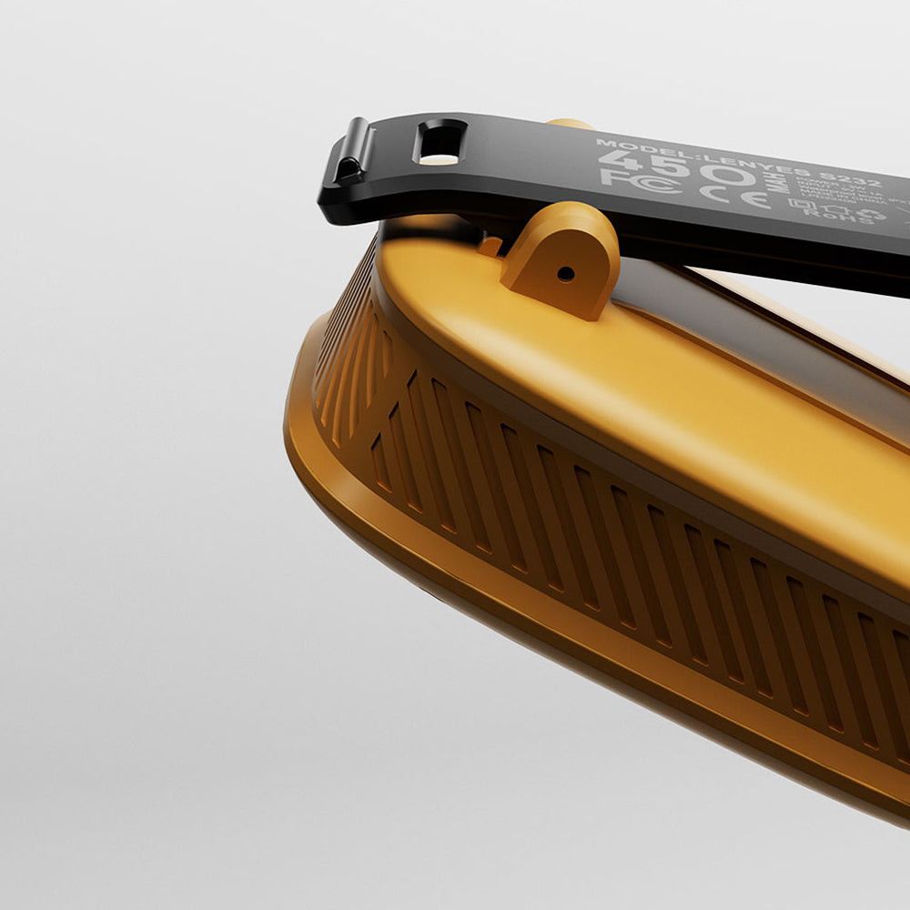 Lenyes S232 TWS Mandallı Bluetooth Speaker Hoparlör v5.4 Sarı