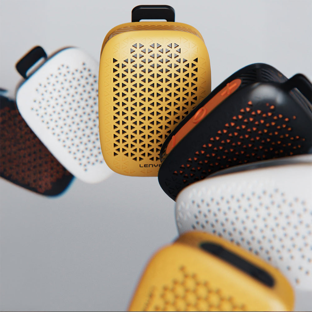 Lenyes S232 TWS Mandallı Bluetooth Speaker Hoparlör v5.4 Siyah