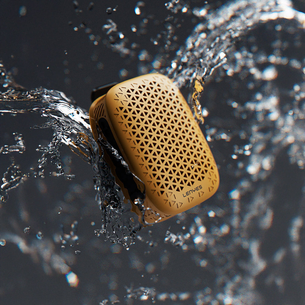 Lenyes S232 TWS Mandallı Bluetooth Speaker Hoparlör v5.4 Siyah