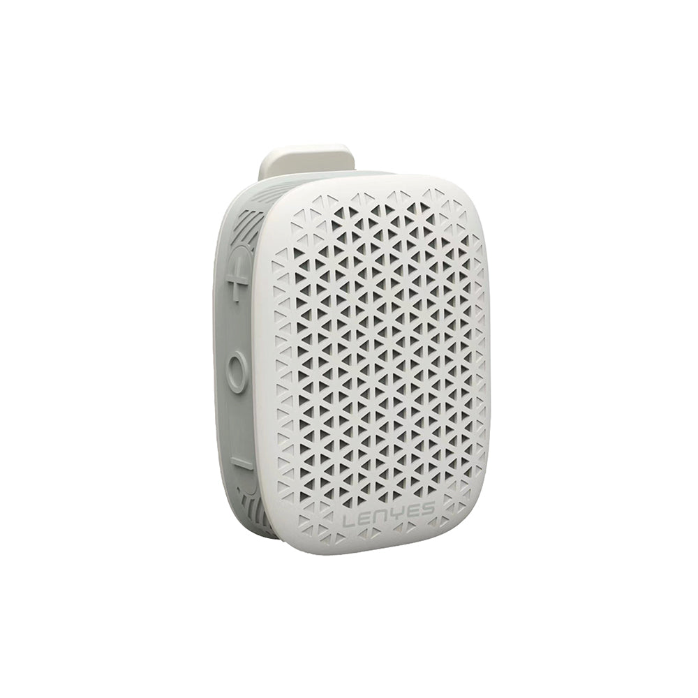 Lenyes S232 TWS Mandallı Bluetooth Speaker Hoparlör v5.4 Beyaz