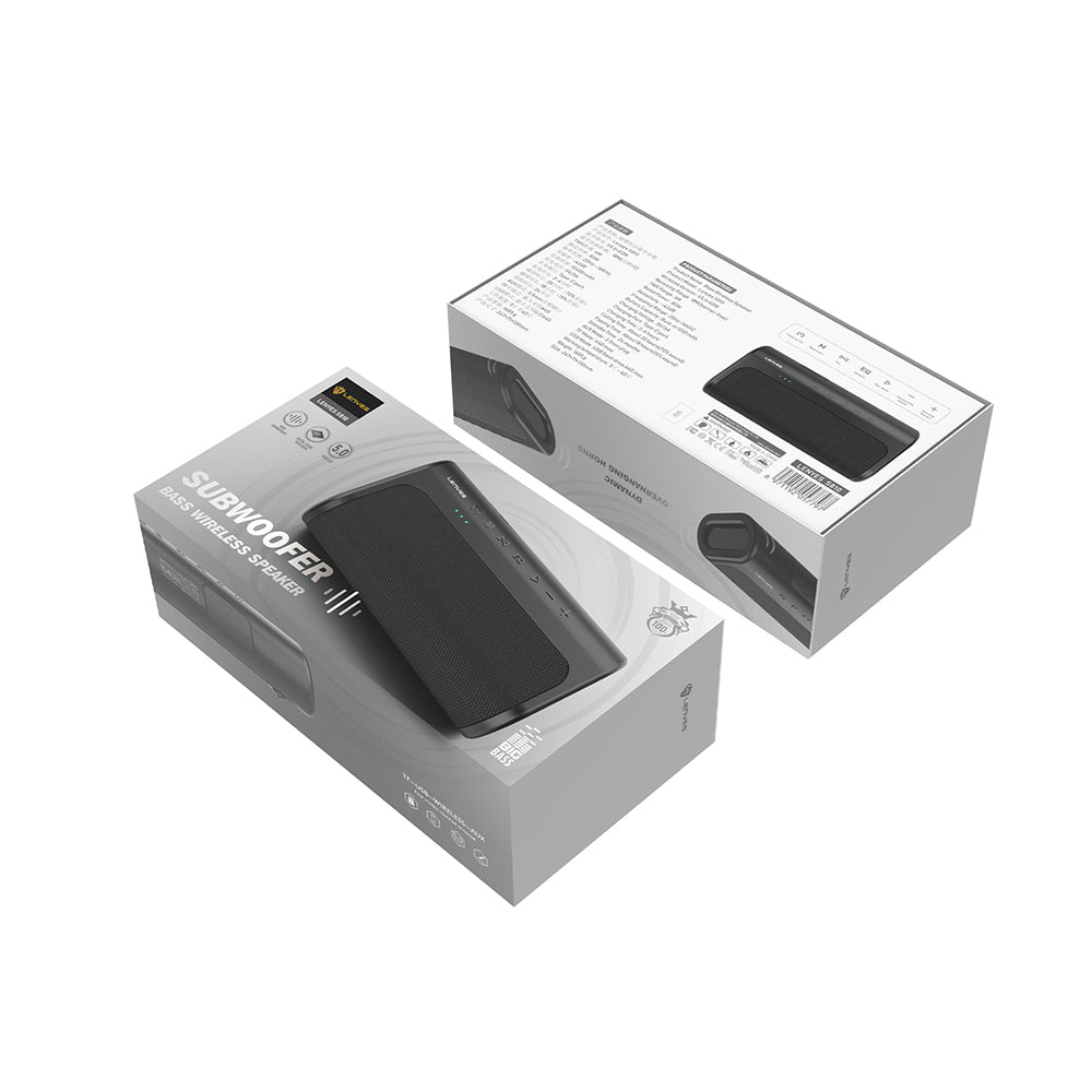Lenyes S810 TWS Bluetooth Speaker Hoparlör v5.0 Siyah