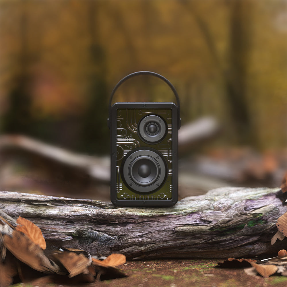 Lenyes S860 RGB Işıklı Taşınabilir Bluetooth Speaker Hoparlör v5.3 Siyah