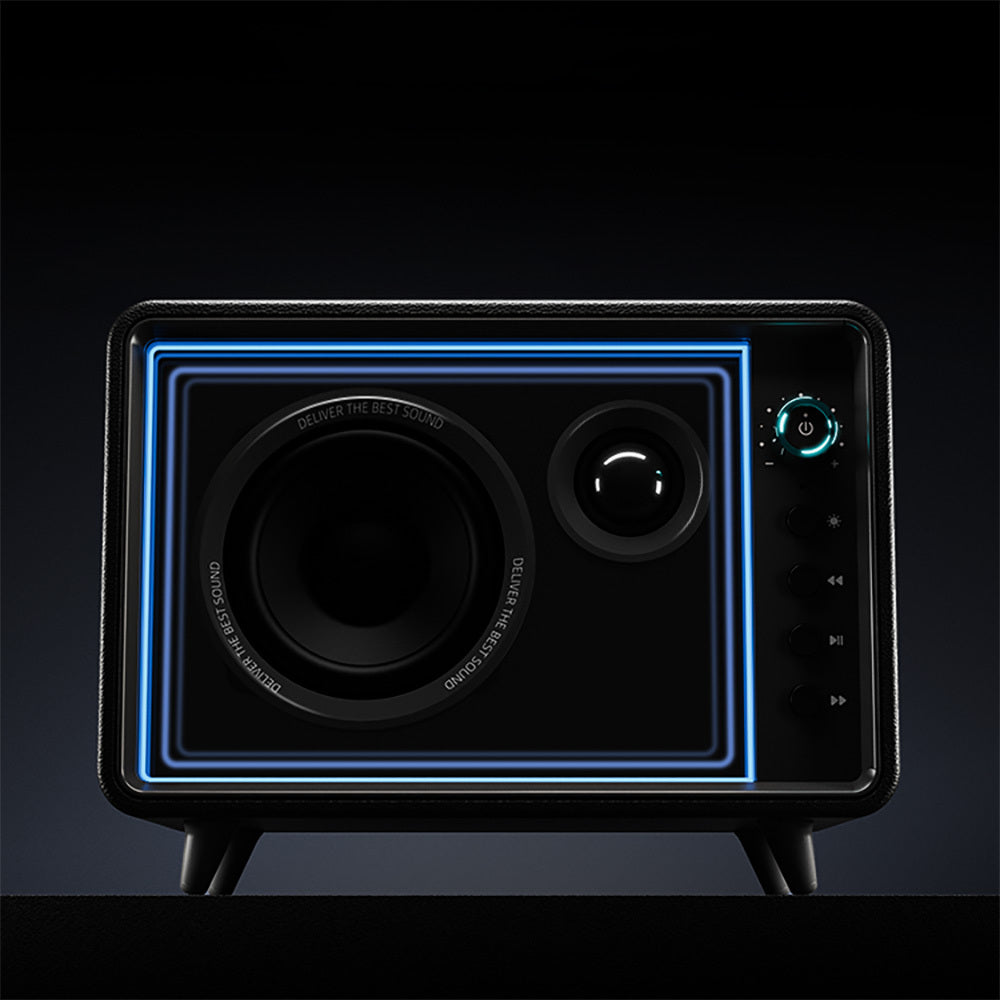 Lenyes S862 Su Geçirmez Mikrofonlu Çoklu Giriş Karaoke Bluetooth Hoparlör v5.3 120W Siyah