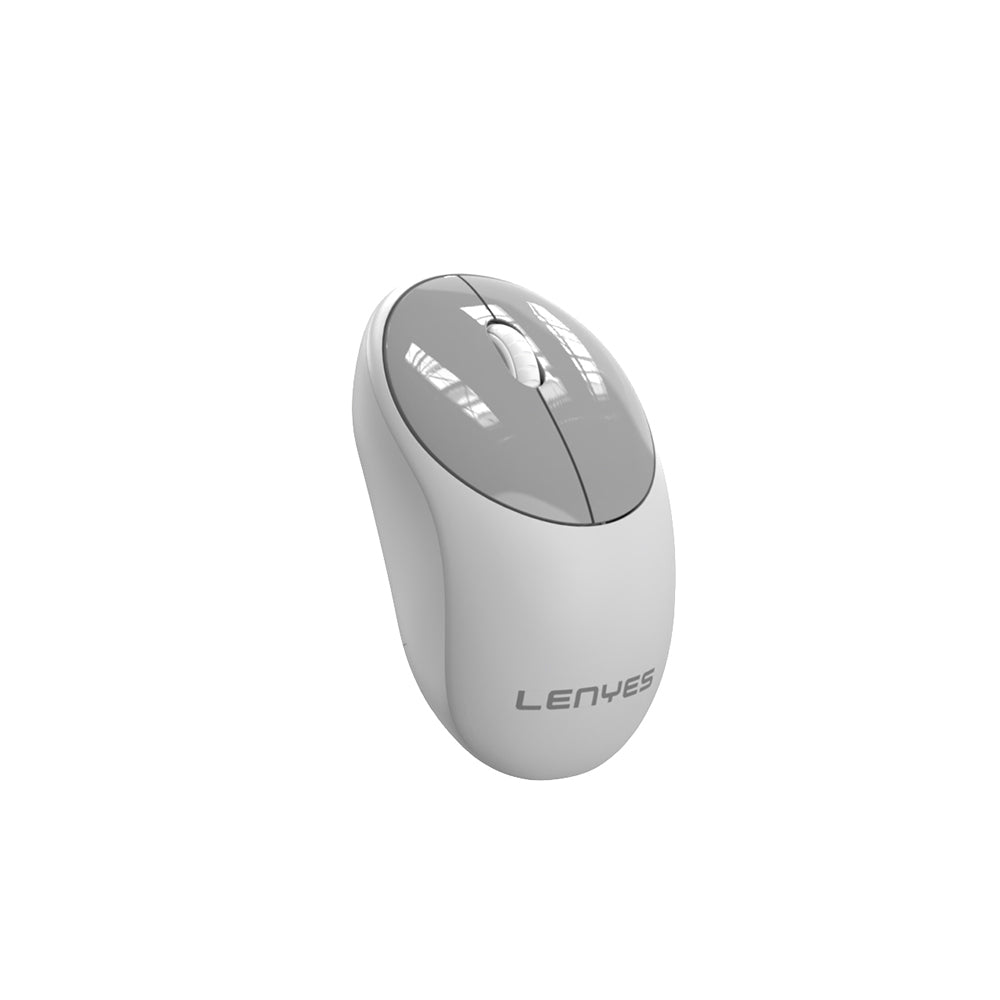 Lenyes WK103 Mekanik 2in1 2.4G Kablosuz Klavye ve 1600 DPI Mouse Seti Gri