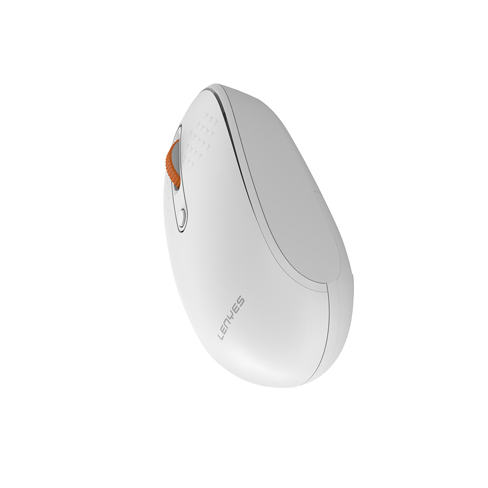 Lenyes WS101 Sessiz Buton Tasarımlı Ergonomik 2.4G Kablosuz Mouse 1600 DPI Beyaz