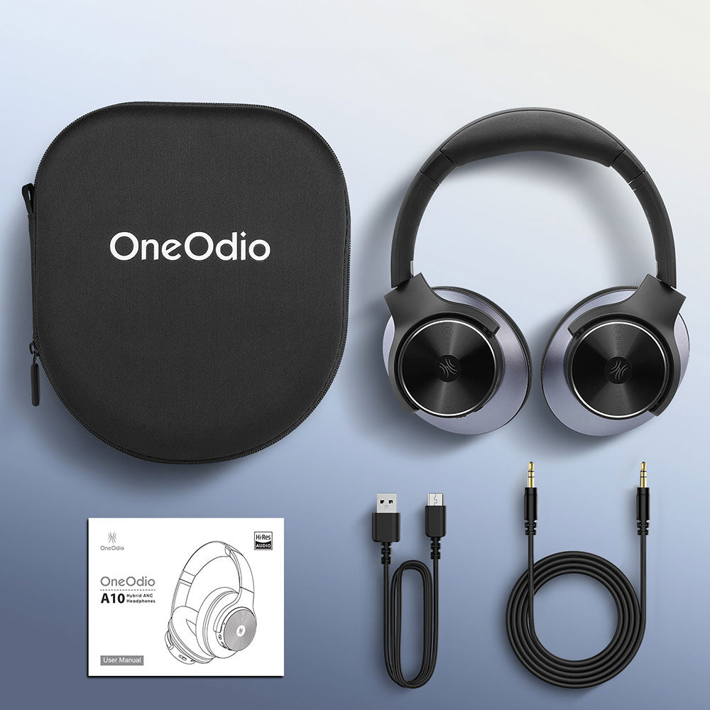 Oneodio A10 ANC Yeni Seri Bluetooth Kulaklık Siyah