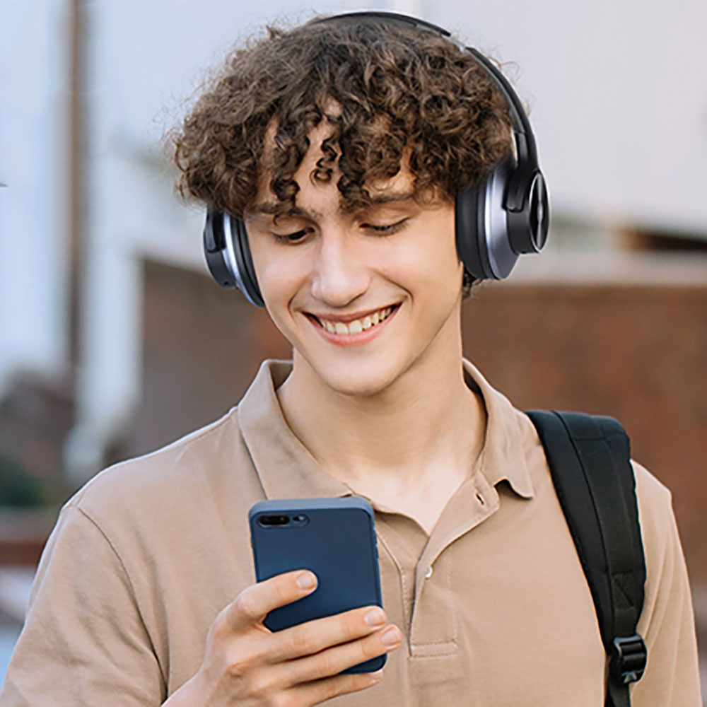 Oneodio A10 ANC Yeni Seri Bluetooth Kulaklık Siyah