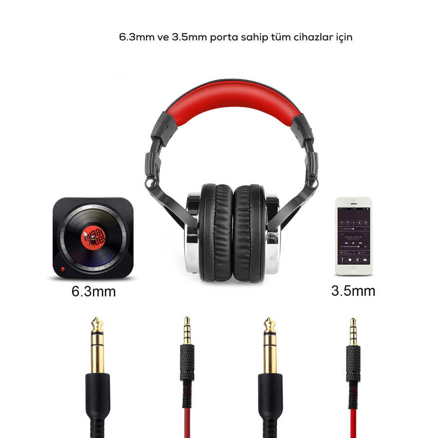 Oneodio Pro 10 3.5mm Kulaklık Mavi