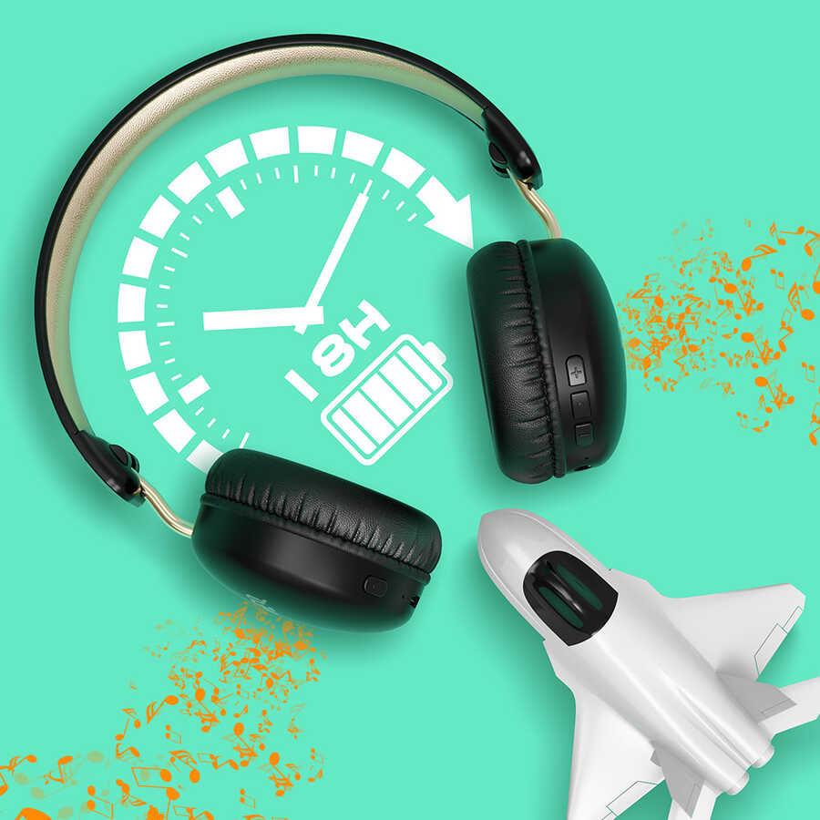 Oneodio S8 Bluetooth Kulaklık Siyah