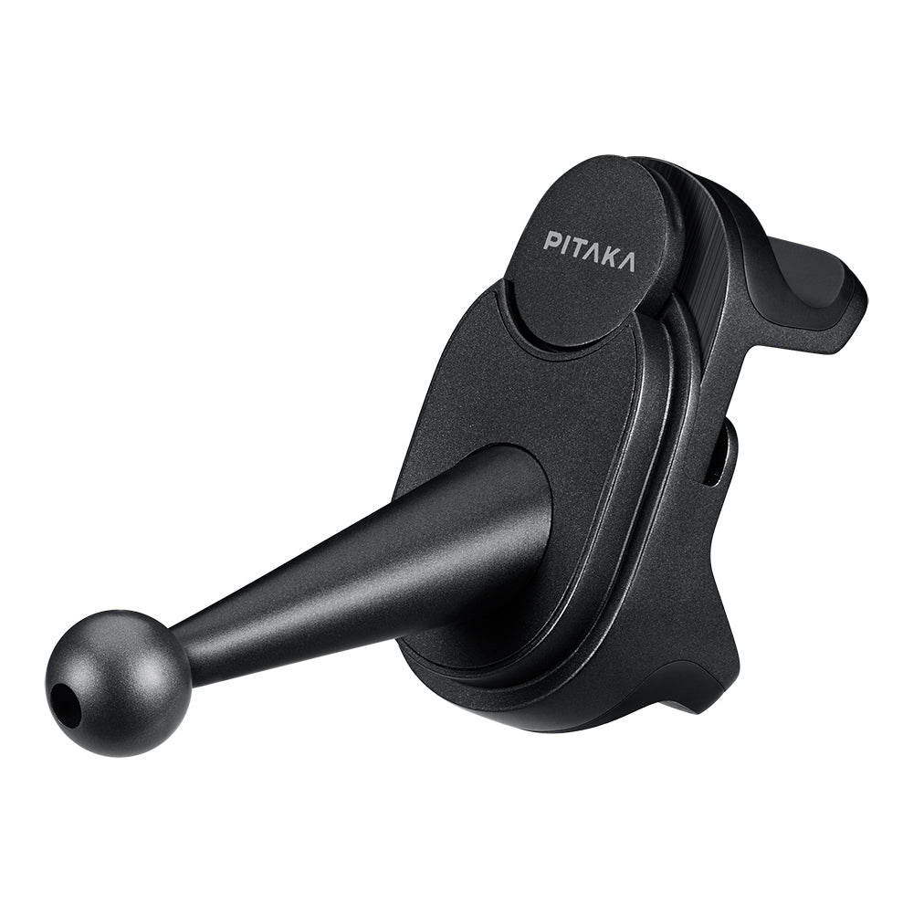 Pitaka MagEZ Pro 2 M-safe Şarj Özellikli Qi2 Tesla Model Y ve Model 3 Uyumlu Aramid Fiber Araç Telefon Tutucu Siyah