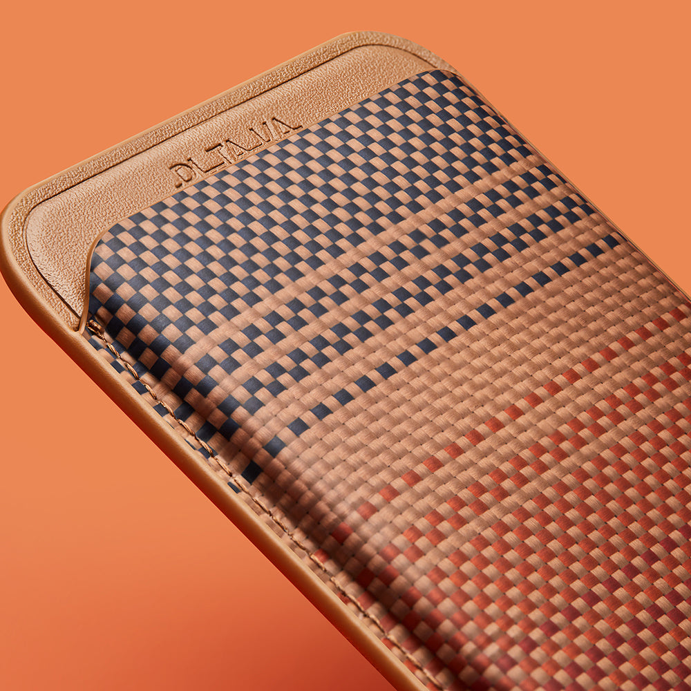 Pitaka Magnetic Woven Serisi Aramid Fiber Magnetik Kartlık Siyah