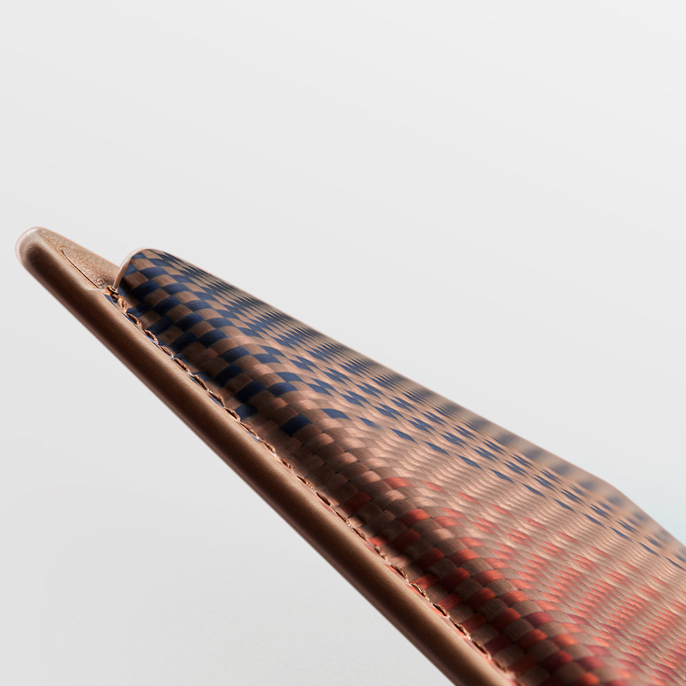 Pitaka Magnetic Woven Serisi Aramid Fiber Magnetik Kartlık Siyah