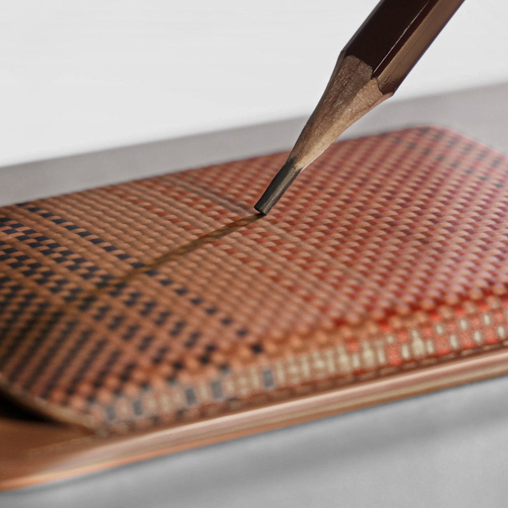 Pitaka Magnetic Woven Serisi Aramid Fiber Magnetik Kartlık Siyah