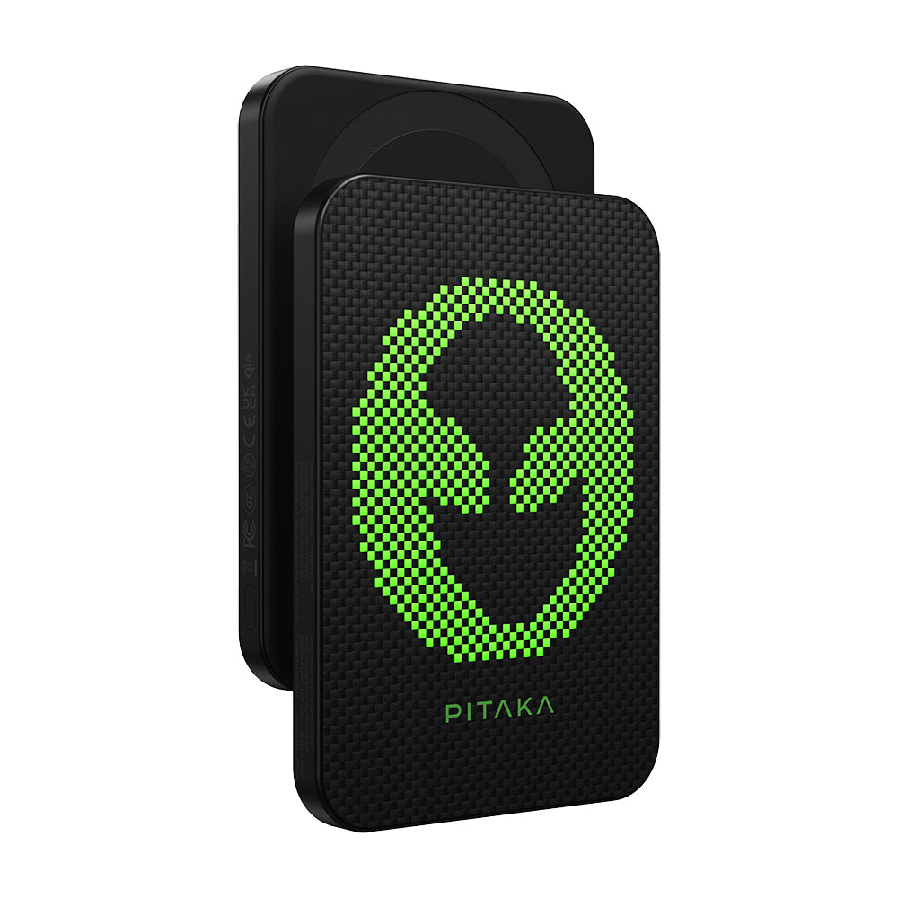 Pitaka Tactile Woven Qi2 Şarj Teknolojili Aramid Fiber M-Safe Powerbank 15W 5000mAh Mavi