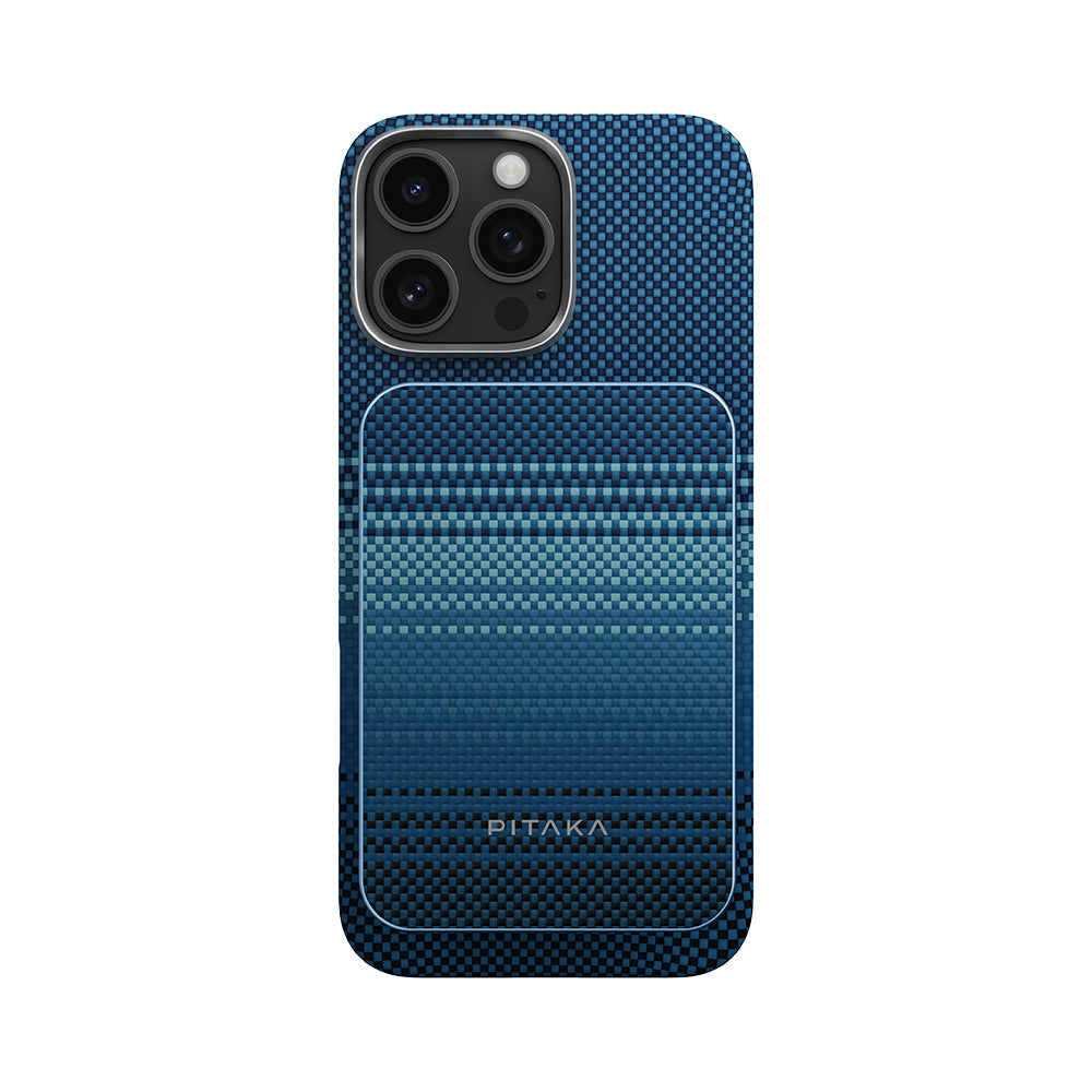 Pitaka Tactile Woven Qi2 Şarj Teknolojili Aramid Fiber M-Safe Powerbank 15W 5000mAh Mavi