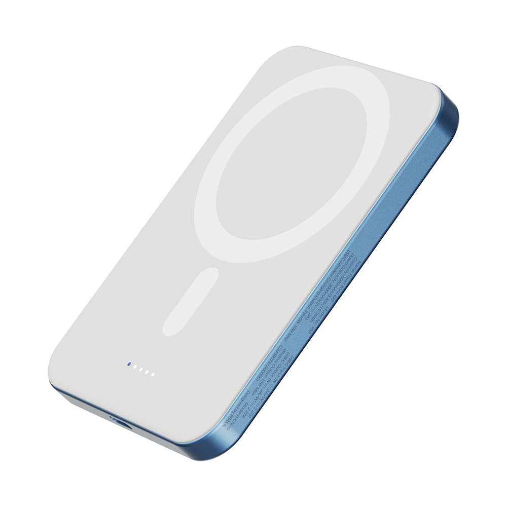 Pitaka Tactile Woven Qi2 Şarj Teknolojili Aramid Fiber M-Safe Powerbank 15W 5000mAh Siyah-Yeşil