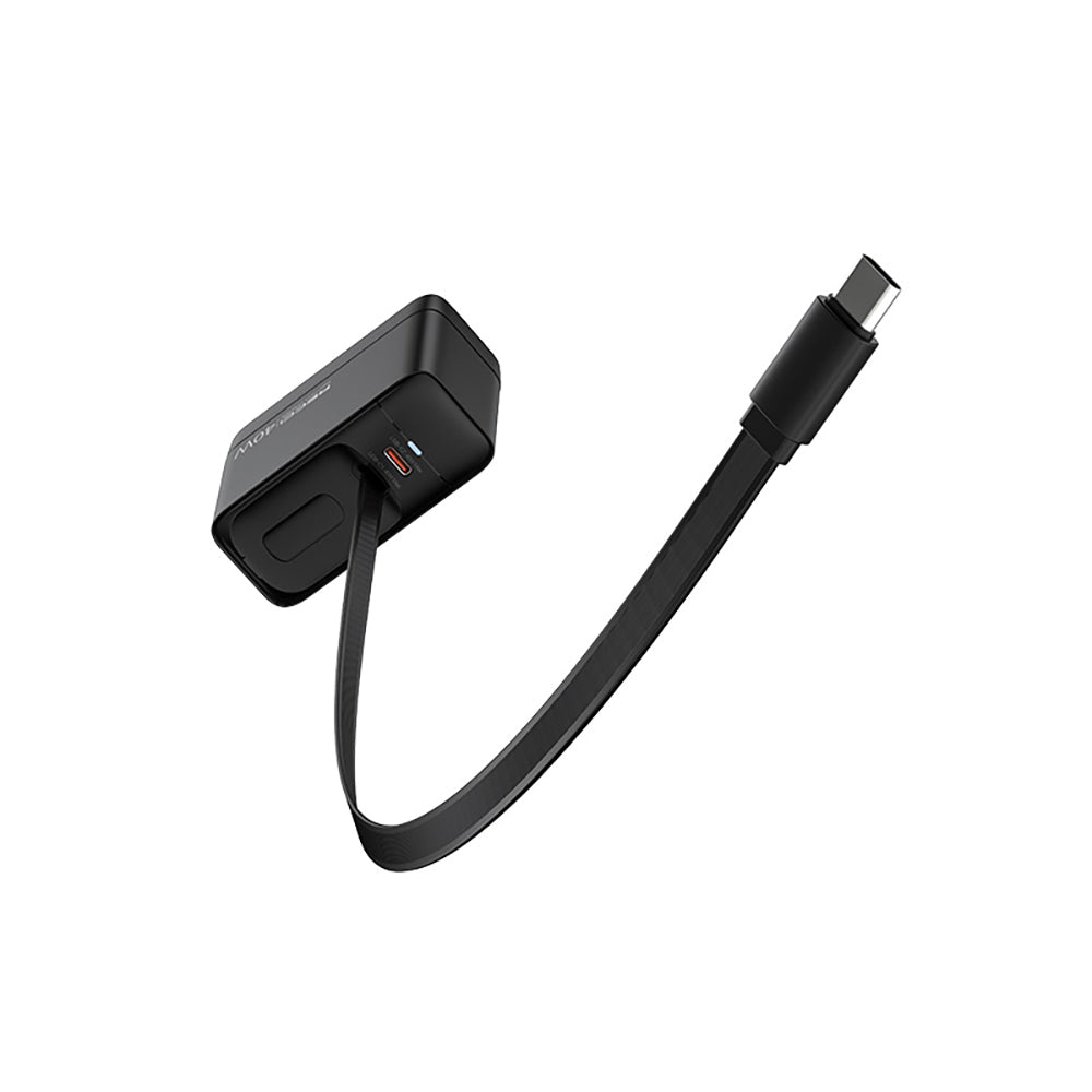 Recci RC102E GaN Teknolojili Hızlı Şarj Başlığı USB-A to Type-C PD 40W Type-C Kablolu Şarj Seti Siyah