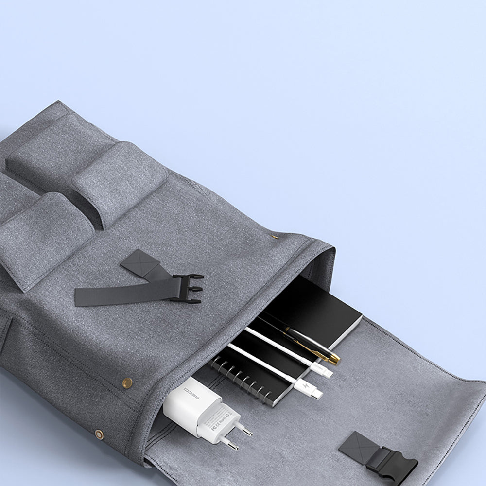 Recci RC65E Hızlı Şarj Başlığı Type-C to Lightning PD 20W Kablolu Şarj Seti Beyaz