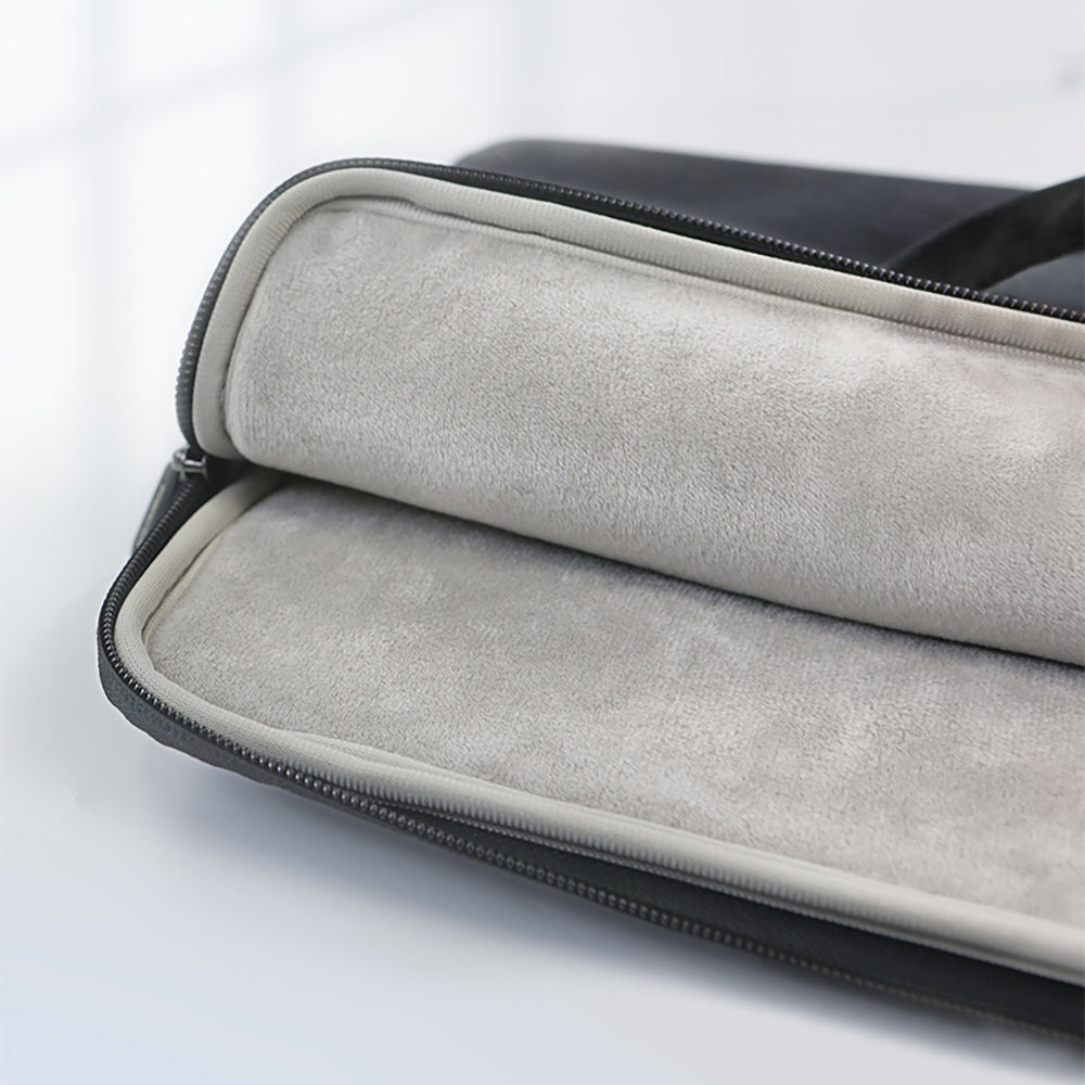 Recci RCS-S06 Su Geçirmez Polyester Kumaş 14 inç Laptop Çantası Siyah