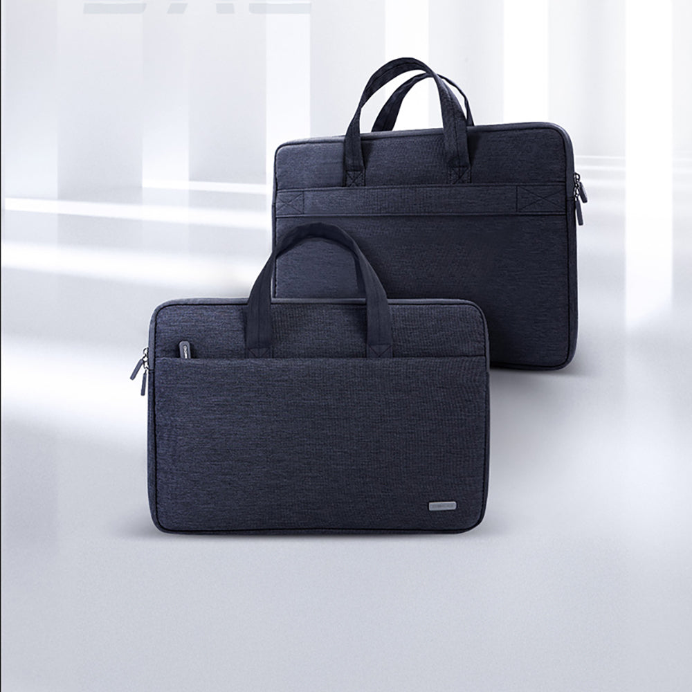 Recci RCS-S11 Su Geçirmez Polyester Kumaş 16 inç Laptop Çantası Siyah