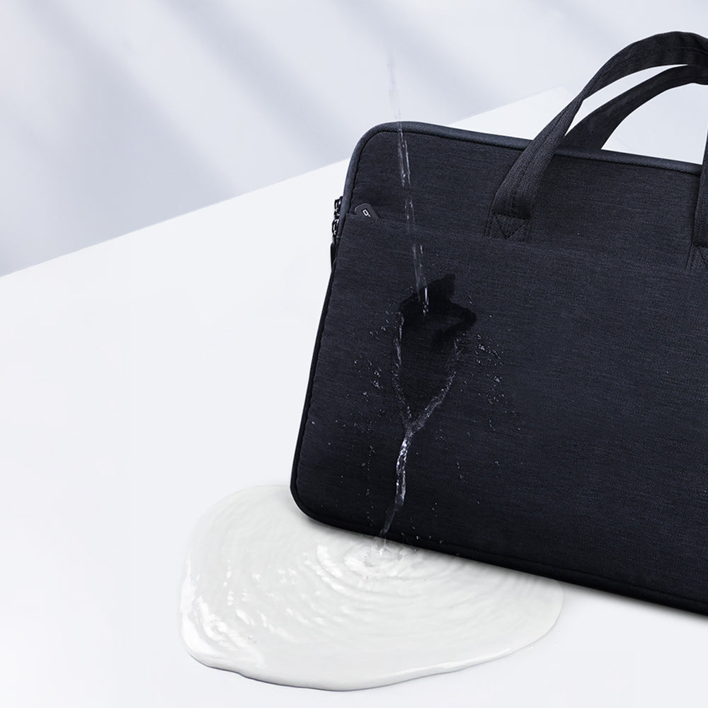 Recci RCS-S11 Su Geçirmez Polyester Kumaş 16 inç Laptop Çantası Siyah
