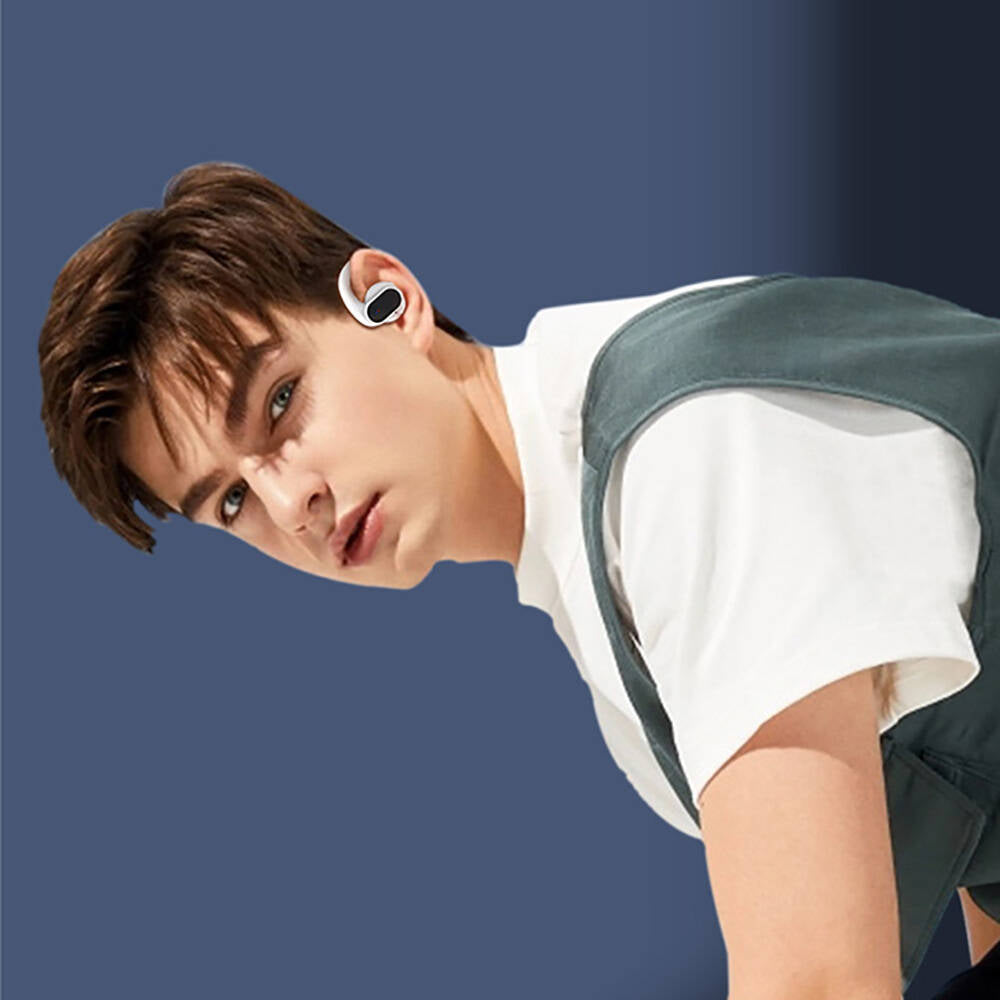 Recci REP-W60 Angel Serisi Dijital LED Göstergeli Hi-Fi Ses Kaliteli TWS Kulak İçi Bluetooth v5.3 Kulaklık Beyaz