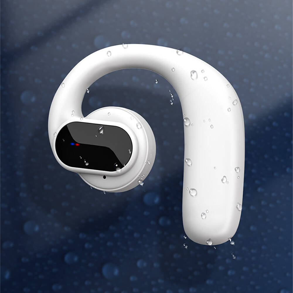 Recci REP-W60 Angel Serisi Dijital LED Göstergeli Hi-Fi Ses Kaliteli TWS Kulak İçi Bluetooth v5.3 Kulaklık Beyaz