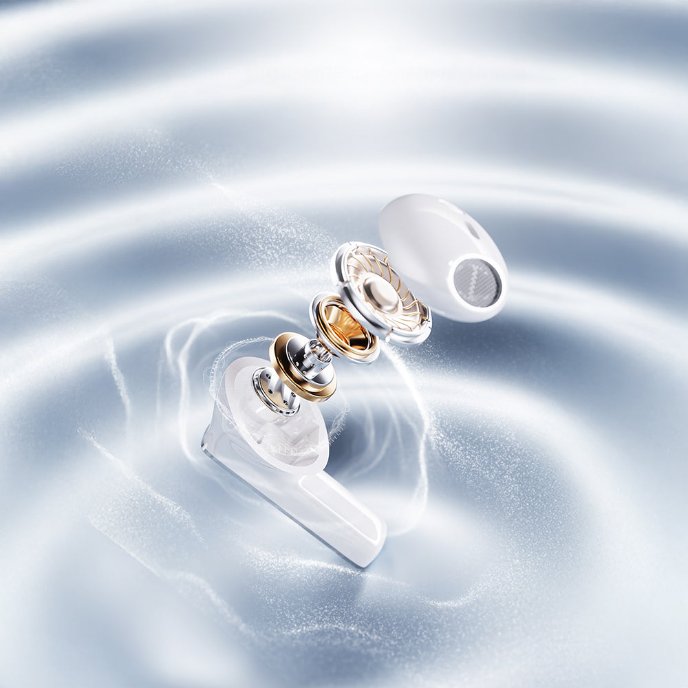 Recci REP-W80 Hi-Fi Ses Kaliteli TWS Kulak İçi Bluetooth v5.3 Kulaklık Beyaz