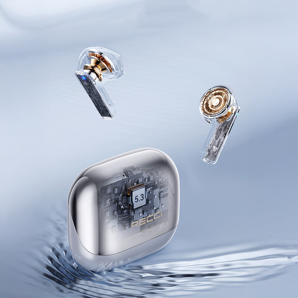 Recci REP-W80 Hi-Fi Ses Kaliteli TWS Kulak İçi Bluetooth v5.3 Kulaklık Siyah