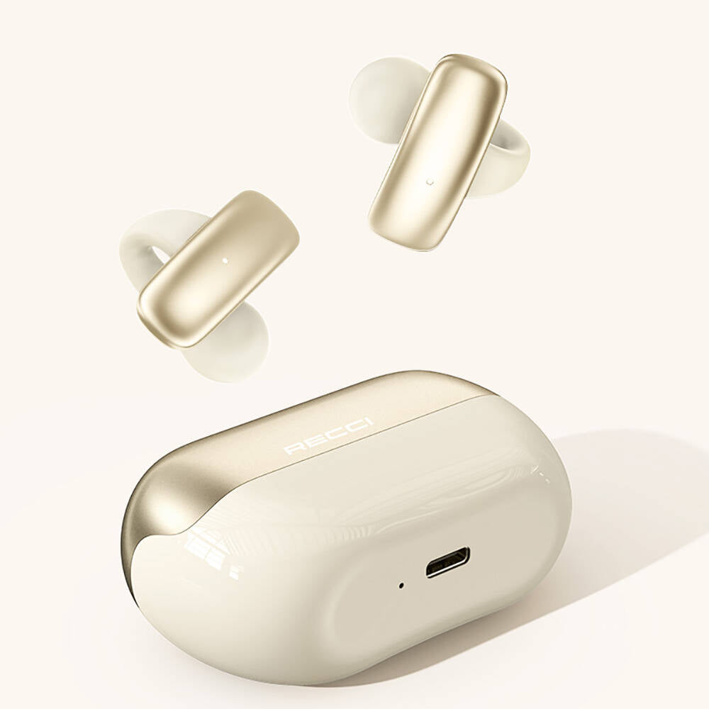 Recci REP-W83 Excellence Serisi ENC Teknolojili Hi-Fi Ses Kaliteli TWS Kulak İçi Bluetooth v5.3 Kulaklık Beyaz