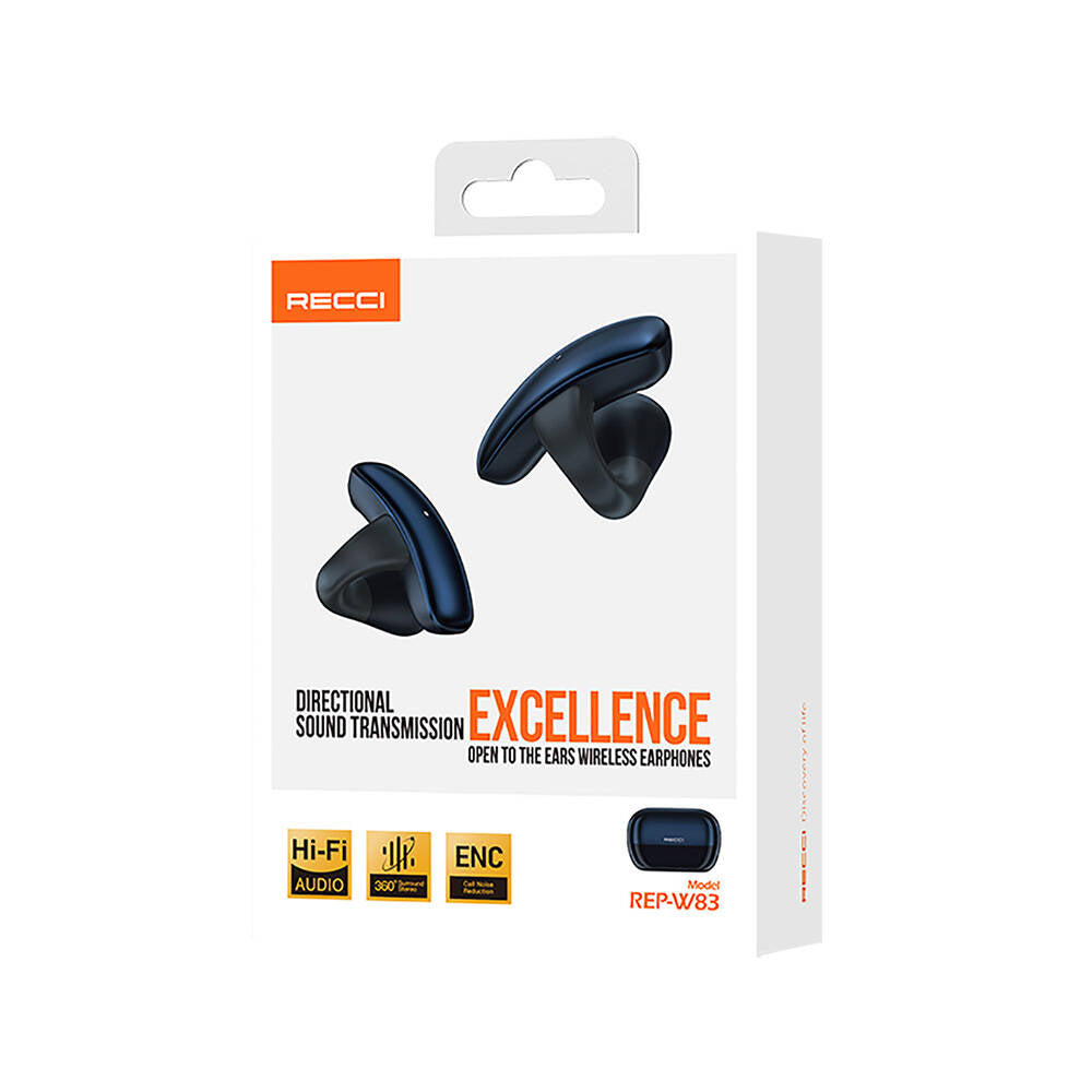 Recci REP-W83 Excellence Serisi ENC Teknolojili Hi-Fi Ses Kaliteli TWS Kulak İçi Bluetooth v5.3 Kulaklık Beyaz
