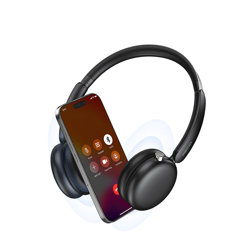 Recci REP-W95 ANC/ENC Özellikli Hi-Fi Ses Kaliteli Kulak Üstü Bluetooth v5.3 Kulaklık Gold