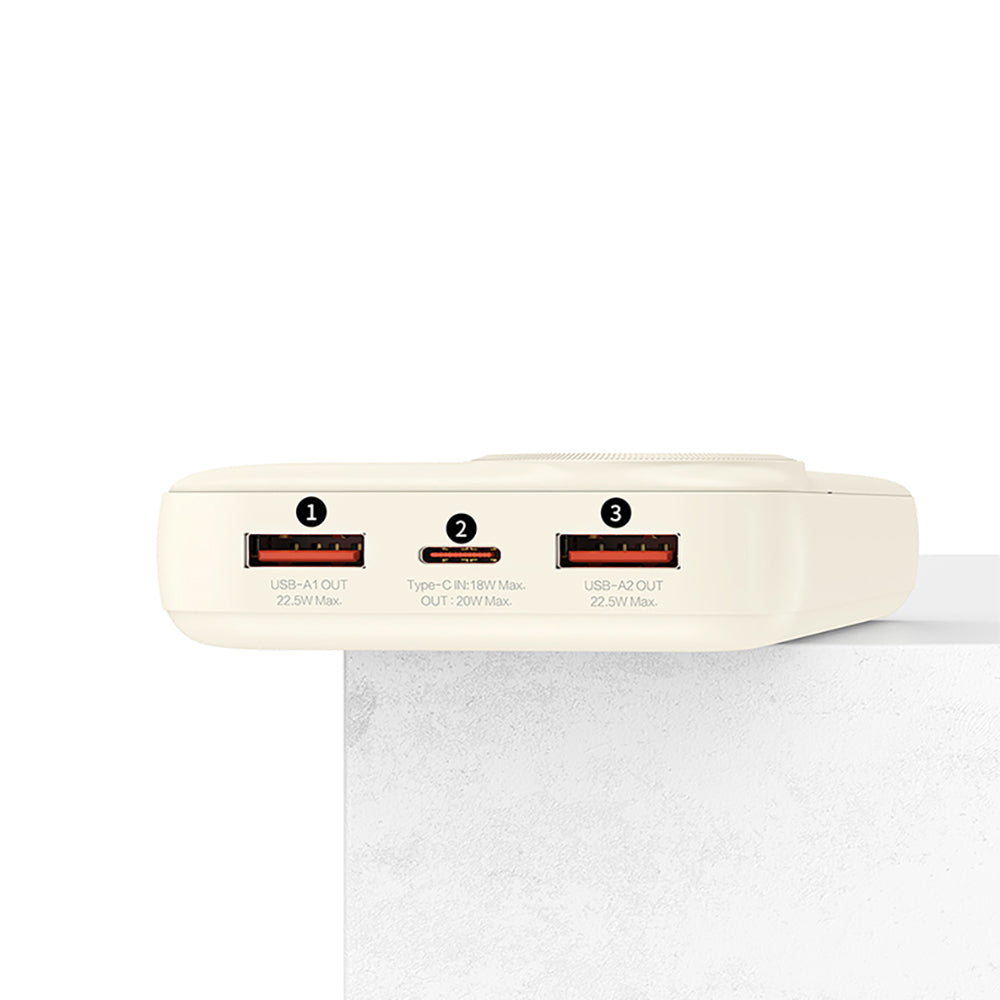 Recci RPB-P48 PD 20W Dijital LED Göstergeli Hızlı Şarj Özellikli Taşınabilir Powerbank 22.5W 10000mAh Siyah