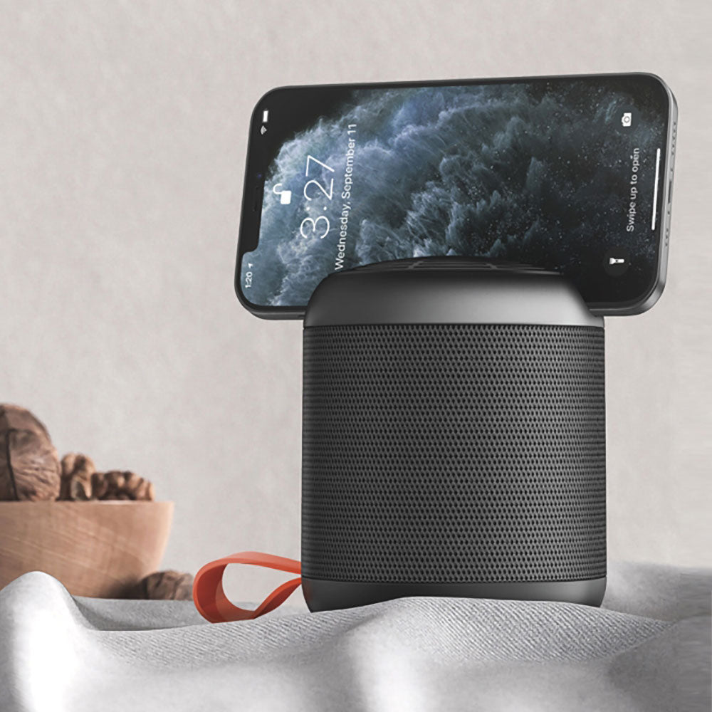 Recci RSK-W09 Mozart Serisi Hi-Fi Askılı Telefon Tutuculu Wireless Bluetooth 5.0 Speaker Hoparlör 1200mAh Koyu Yeşil