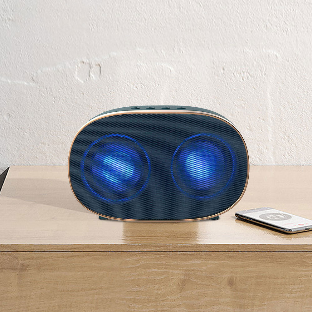 Recci RSK-W10 TF/AUX Hi-Fi Wireless Bluetooth 5.0 Speaker Hoparlör 3W 1200mAh Koyu Yeşil