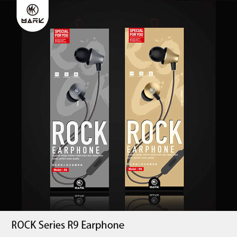 Rock R9 3.5mm Mp3 Stereo Kulaklık Siyah