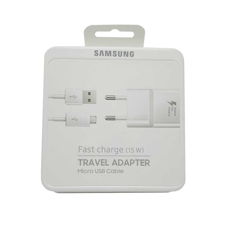 Samsung Fast Charge Travel Adaptör 15W Orjinal Hızlı Şarj Seti Beyaz