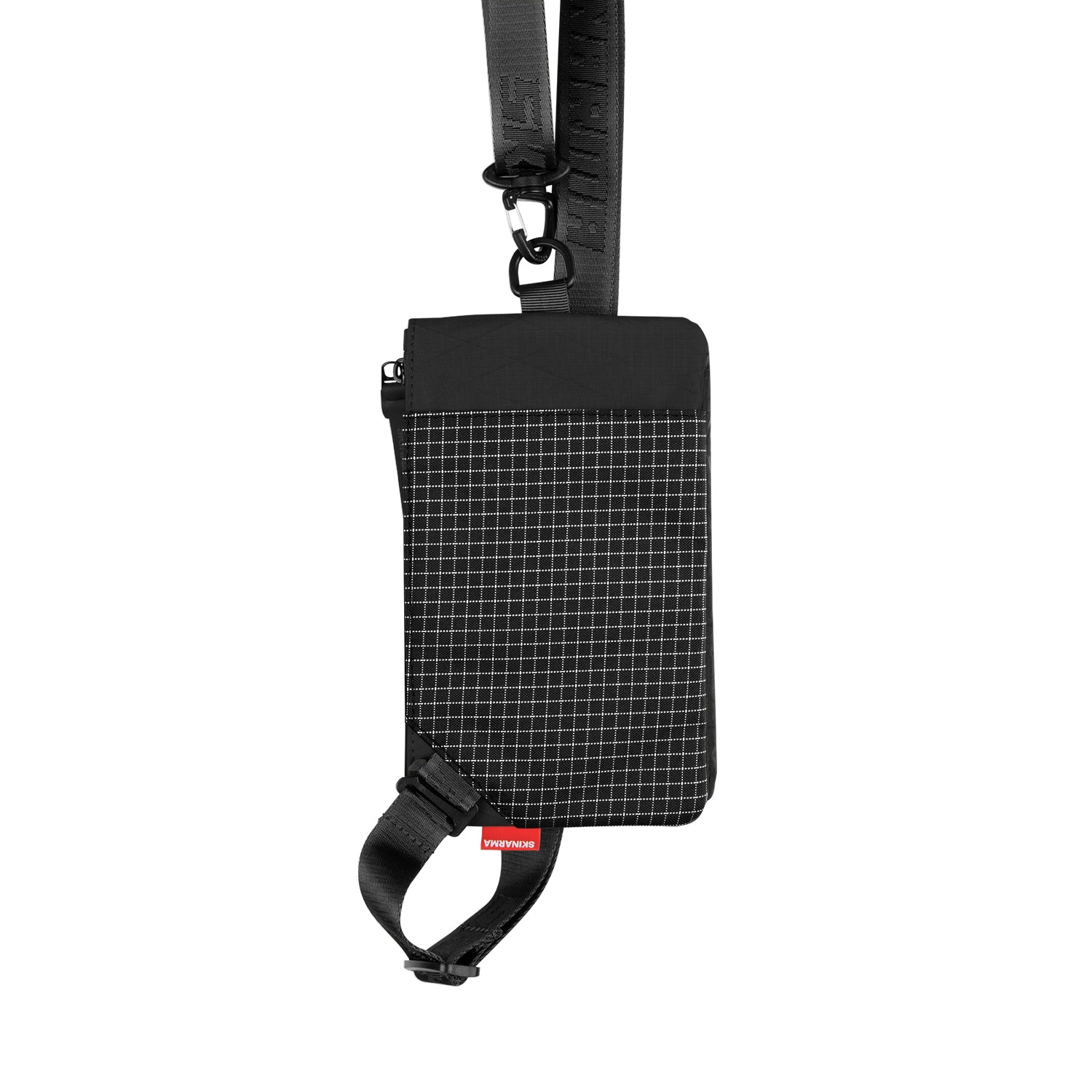 Skinarma Clutch Jager Boyun Askı Kayışlı Çapraz Vücut Çantası Kahverengi