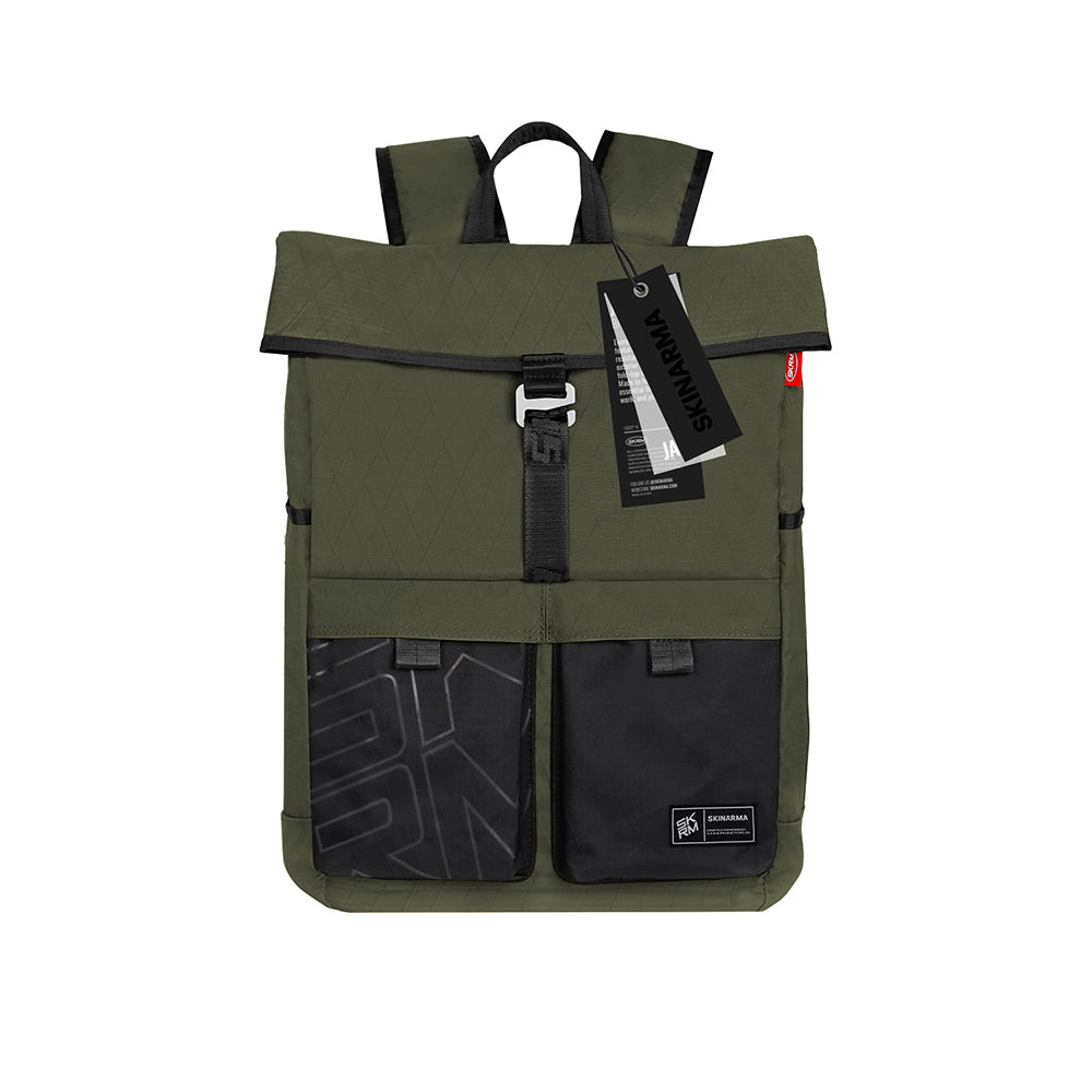 Skinarma Jager Serisi Naylon Scout Sırt Çantası Siyah