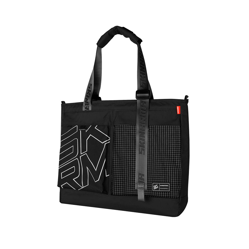 Skinarma Jager Totebag Naylon Scout Taşıma Çantası Siyah