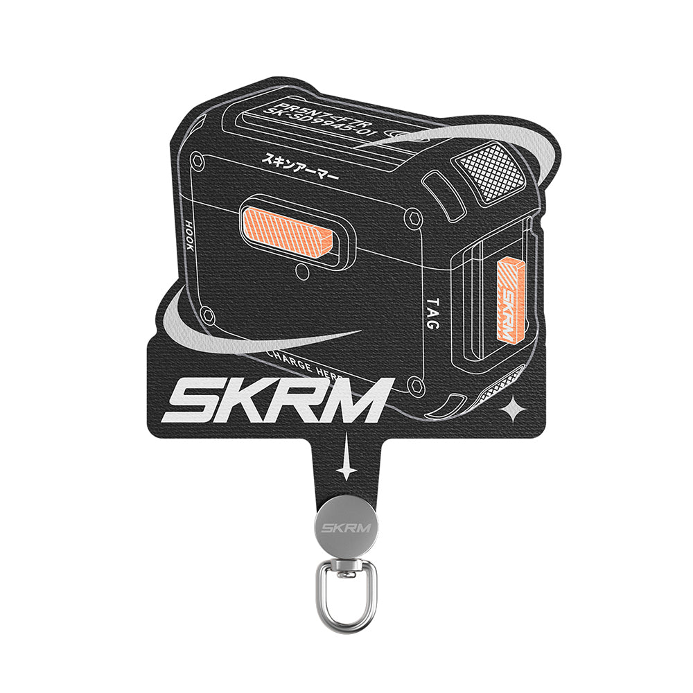 Skinarma MECHA Serisi Universal Telefon Askı Aparatı Siyah