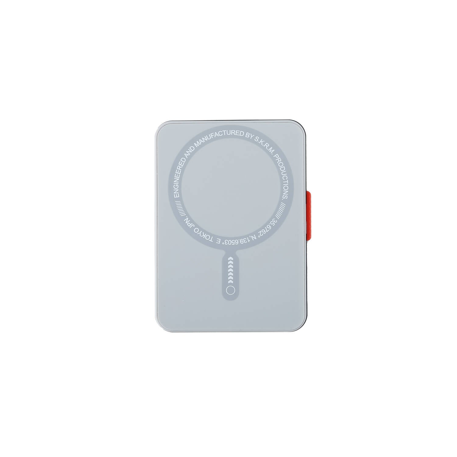 SkinArma Phaze Buton Tasarımlı 2 Hazneli Magnetik Standlı Kartlık Kırmızı