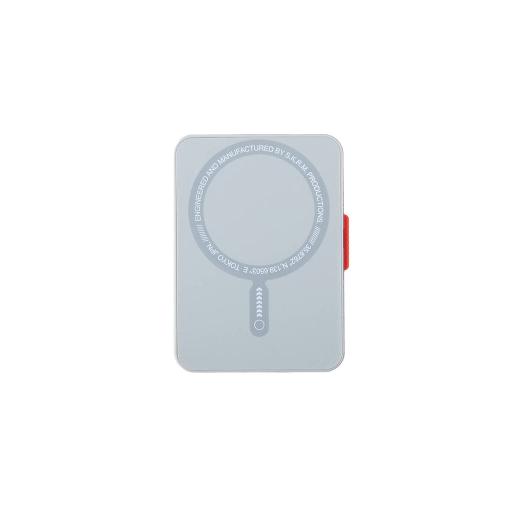 SkinArma Phaze Buton Tasarımlı 2 Hazneli Magnetik Standlı Kartlık Kırmızı