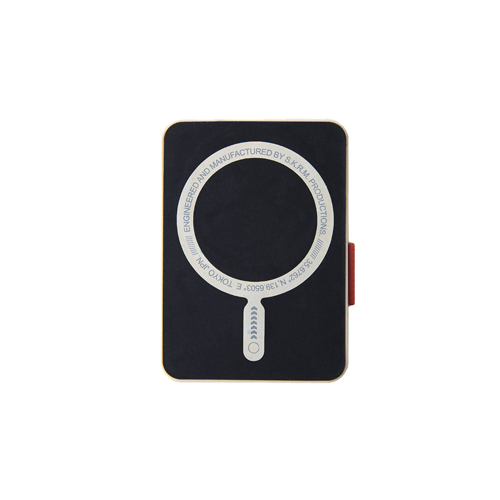 SkinArma Spunk Serisi Standlı PU Deri Kartlık Turuncu