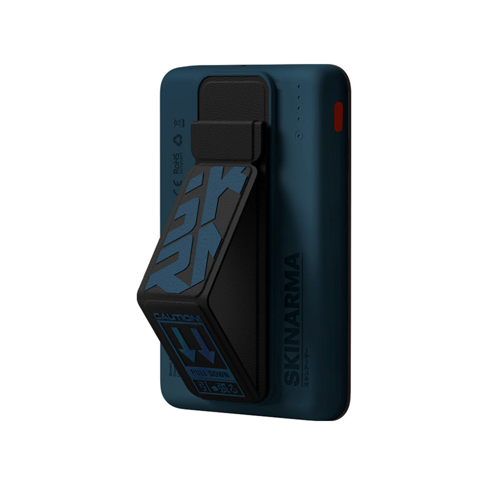 SkinArma Spunk Taşınabilir Wireless Şarj ve PD Hızlı Şarj Özellikli Powerbank 15W 5000mAh Yeşil