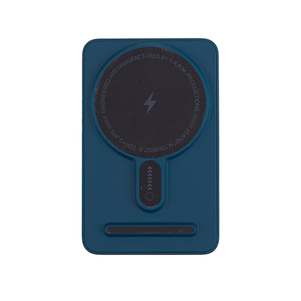 SkinArma Spunk Taşınabilir Wireless Şarj ve PD Hızlı Şarj Özellikli Powerbank 15W 5000mAh Krem